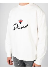 Diesel Bluza "S-Macsless" | A09029-0CJAD | Mężczyzna | Biały. Kolor: biały. Materiał: bawełna. Styl: sportowy, elegancki #4