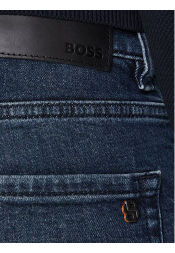 BOSS Jeansy Onyx Bo 50544651 Granatowy Tapered Fit. Kolor: niebieski