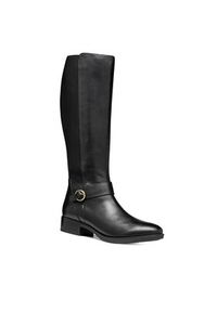 Geox Kozaki D Felicity D46G1C 043NH C9999 Czarny. Kolor: czarny. Materiał: materiał #4