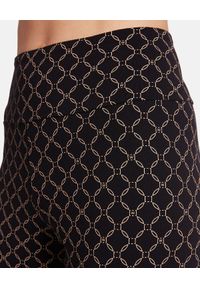 Wolford - WOLFORD - Czarne legginsy z nadrukiem. Kolor: czarny. Materiał: jersey. Wzór: nadruk