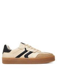 Sneakersy Tamaris. Kolor: beżowy