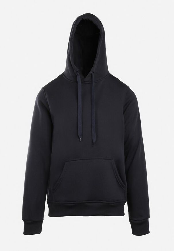 Born2be - Granatowa Bluza Evoire. Okazja: na co dzień. Typ kołnierza: kaptur. Kolor: niebieski. Styl: casual