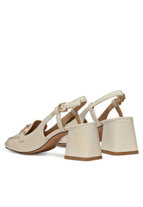 Geox Czółenka D Coronilla D55D1A 000TU C1122 Beżowy. Kolor: beżowy. Materiał: skóra