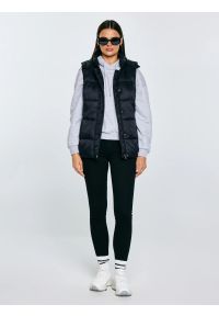 Big-Star - Kamizelka damska pikowana czarna Pixana 906. Kolor: czarny. Materiał: jeans. Długość: krótkie. Wzór: kolorowy. Sezon: jesień. Styl: sportowy, klasyczny, elegancki #9