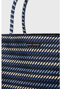 Pepe Jeans torebka GRACE BAG. Kolor: niebieski. Rodzaj torebki: na ramię #5