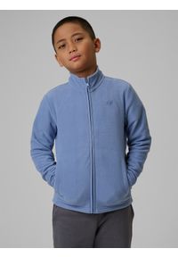 4f - 4F Polar regular bez kaptura chłopięcy - granatowy 122 (6-7 lat). Typ kołnierza: bez kaptura. Kolor: niebieski. Materiał: polar. Sezon: lato. Sport: wspinaczka, turystyka piesza #1