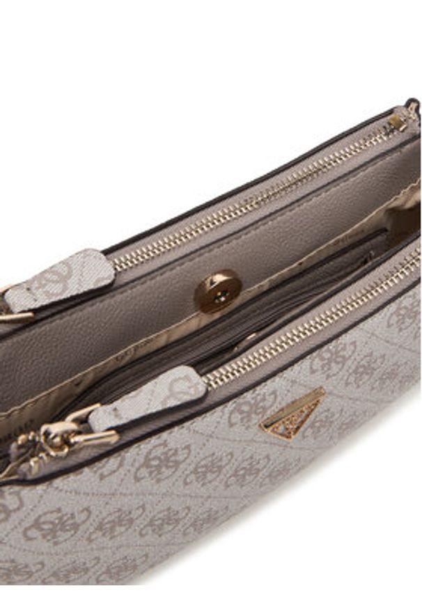 Guess Torebka Noelle II Mini HWBG96 72730 Beżowy. Kolor: beżowy. Materiał: skórzane
