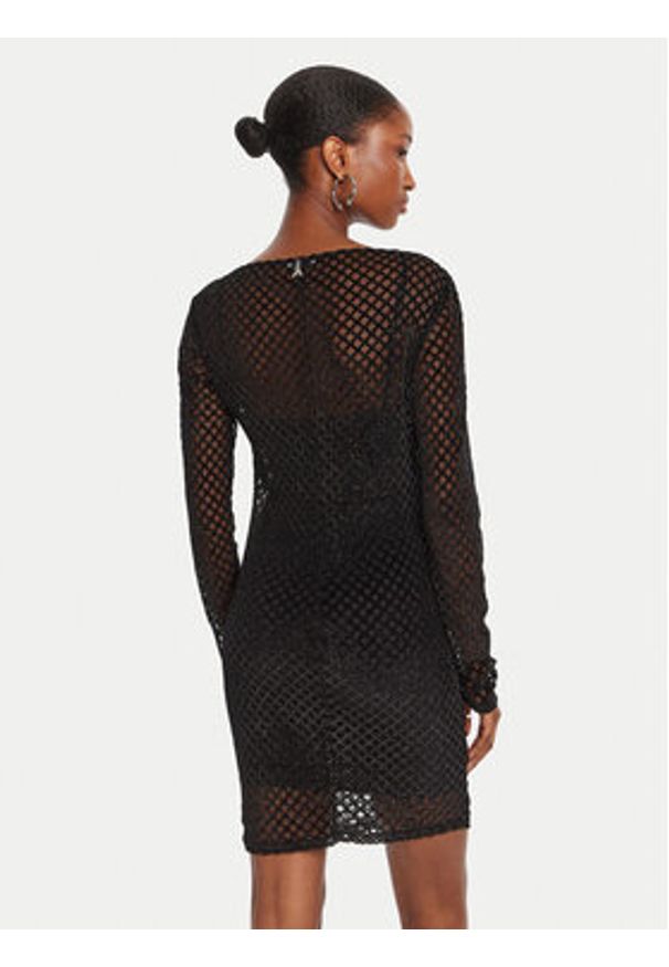 Patrizia Pepe Sukienka koktajlowa 8A1579 A638 Czarny Regular Fit. Kolor: czarny. Materiał: syntetyk. Styl: wizytowy