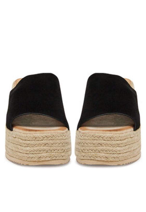 DeeZee Espadryle LE601-113 Czarny. Kolor: czarny. Materiał: materiał
