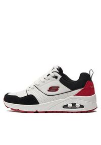 skechers - Skechers Sneakersy Uno-Retro One 183020/WBRD Biały. Kolor: biały. Materiał: skóra #6