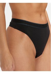 Calvin Klein Underwear Stringi 000QF7954E Czarny. Kolor: czarny. Materiał: bawełna #3