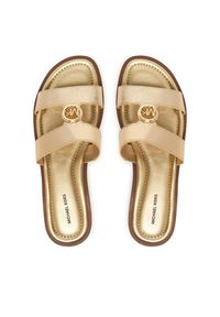 MICHAEL Michael Kors Klapki Ering Flat 40S6ERFS2M Złoty. Kolor: złoty. Materiał: skóra #6