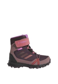 Adidas - Terrex Snow COLD.RDY Winter Boots. Kolor: fioletowy, różowy, wielokolorowy, czerwony. Materiał: materiał. Model: Adidas Terrex