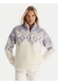 Roxy Polar Mountain Story ERJPF03228 Biały Regular Fit. Kolor: biały. Materiał: syntetyk