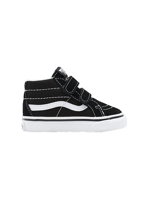 Buty Dziecko Vans Sk8-Mid Reissue Td czarny. Okazja: na co dzień. Kolor: czarny. Model: Vans SK8. Sport: turystyka piesza