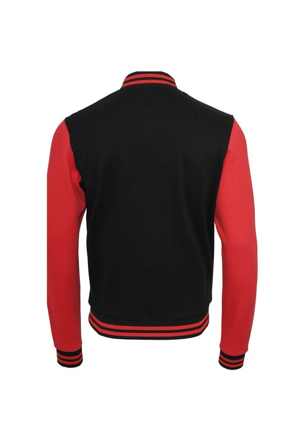 BUILD YOUR BRAND - Kurtka Unisex Varsity Dla Dorosłych. Kolor: czerwony, wielokolorowy, czarny