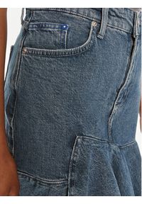 Karl Lagerfeld Jeans Spódnica jeansowa 245J1201 Niebieski Regular Fit. Kolor: niebieski. Materiał: bawełna