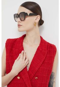 Guess okulary przeciwsłoneczne damskie kolor brązowy. Kolor: brązowy #1