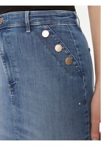 Guess Spódnica jeansowa Iolonda W4GD39 D5B42 Niebieski Slim Fit. Kolor: niebieski. Materiał: bawełna
