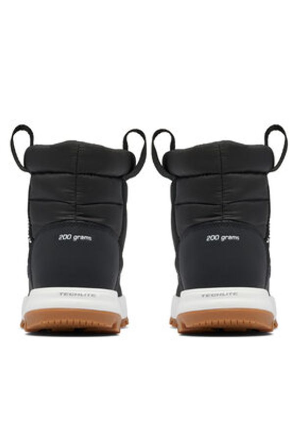 columbia - Columbia Śniegowce Youth Snowtrot Mid 2078911 Czarny. Kolor: czarny. Materiał: materiał