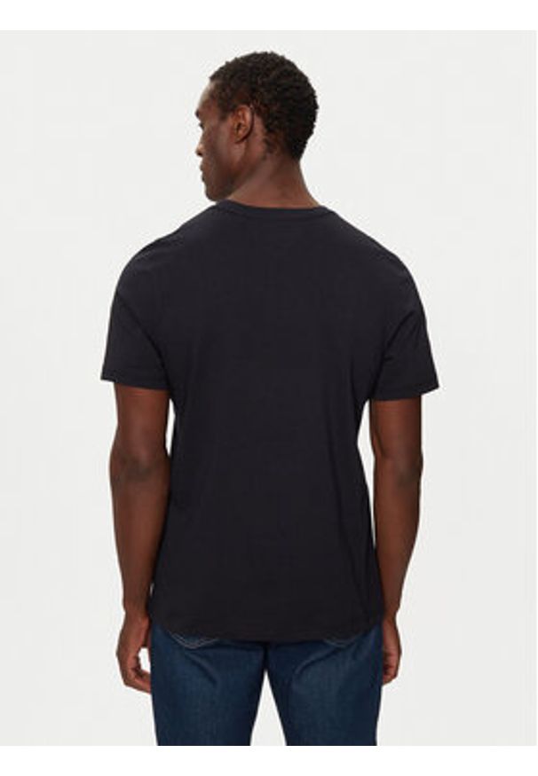 TOMMY HILFIGER - Tommy Hilfiger T-Shirt MW0MW36455 Granatowy Regular Fit. Kolor: niebieski. Materiał: bawełna