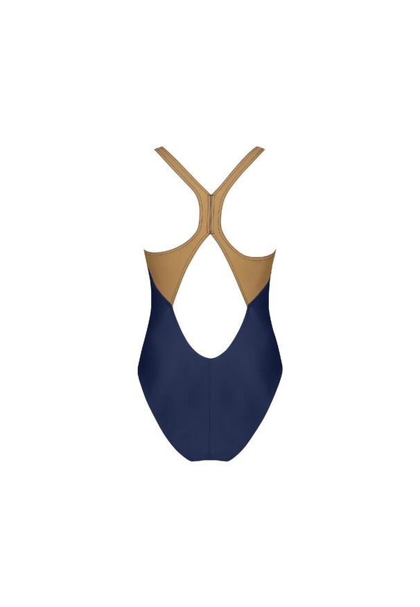 WALLIEN - Damski strój pływacki Wallien Czarny. Kolor: niebieski