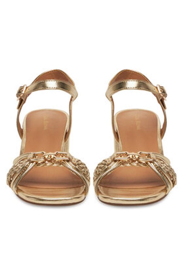 Clara Barson Sandały WS24055-05 Złoty. Kolor: złoty. Materiał: materiał