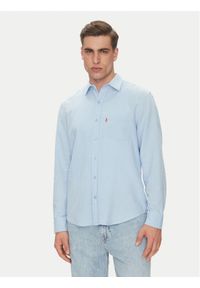 Levi's® Koszula Sunset Pocket 85746-0182 Błękitny Standard Fit. Kolor: niebieski. Materiał: len, wiskoza #1