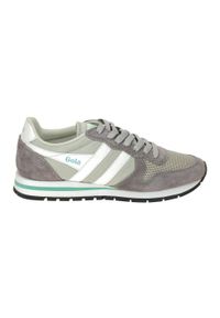 Buty do chodzenia damskie Gola Daytona. Okazja: na co dzień. Zapięcie: sznurówki. Kolor: szary. Materiał: skóra, materiał, nylon. Szerokość cholewki: normalna. Sezon: lato. Sport: turystyka piesza