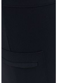 Desigual Spodnie 21WWKK18 damskie kolor czarny gładkie. Kolor: czarny. Materiał: dzianina. Wzór: gładki #3