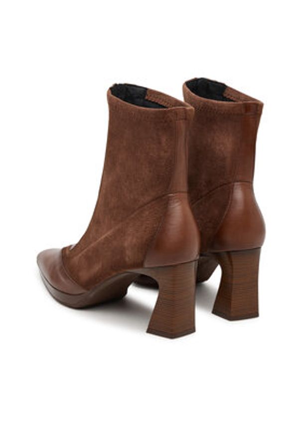 Hispanitas Botki HI254186 Brązowy. Kolor: brązowy. Materiał: materiał