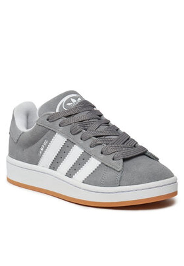 Adidas - adidas Sneakersy Campus 00s J HQ6507 Szary. Kolor: szary. Materiał: skóra, zamsz. Model: Adidas Campus