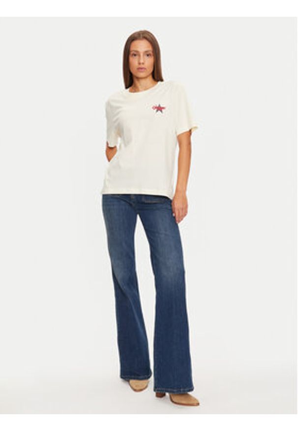 Guess T-Shirt W4BI55 K8HM0 Różowy Oversize. Kolor: różowy. Materiał: bawełna