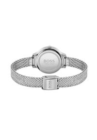 BOSS zegarek 1502558 damski kolor srebrny. Kolor: srebrny. Materiał: materiał #6