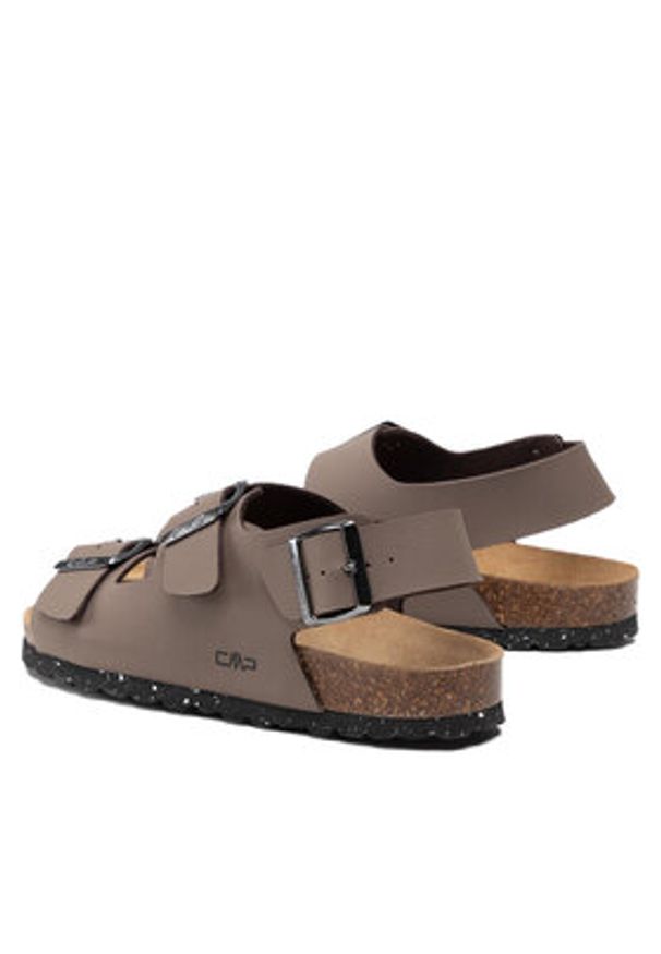 CMP Sandały Eco Keidha Slipper 3Q91027 Brązowy. Kolor: brązowy. Materiał: skóra