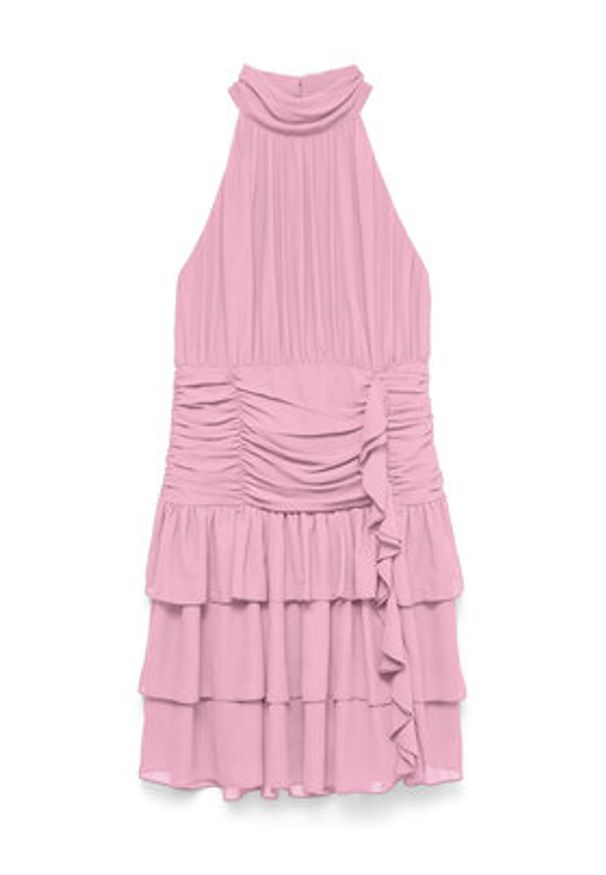 Vero Moda Sukienka koktajlowa Serena 10348178 Różowy Regular Fit. Kolor: różowy. Materiał: syntetyk. Styl: wizytowy