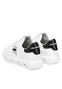 Karl Lagerfeld - KARL LAGERFELD Sneakersy KL64525 Biały. Kolor: biały. Materiał: skóra #4
