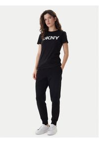 DKNY Sport T-Shirt DP5T9923 Czarny Regular Fit. Kolor: czarny. Materiał: bawełna. Styl: sportowy #4