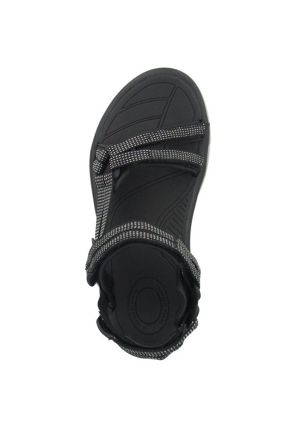 Buty do chodzenia damskie Teva Sandale Terra Fi Lite. Zapięcie: rzepy. Kolor: czarny. Materiał: materiał, syntetyk, tkanina. Sport: turystyka piesza