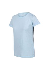 Regatta - Damska koszulka turystyczna z krótkim rękawem Fingal Edition. Kolor: niebieski. Materiał: poliester. Długość rękawa: krótki rękaw. Długość: krótkie. Sport: fitness