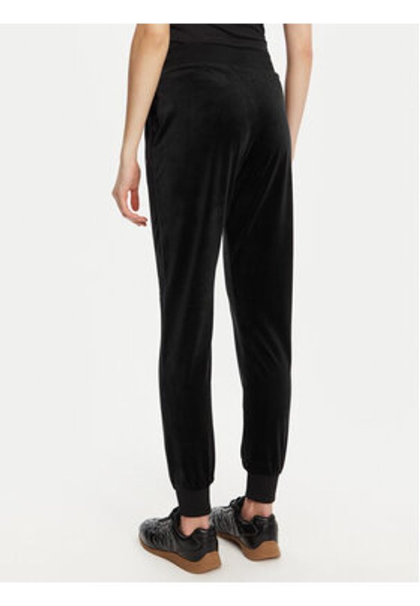 Guess Spodnie dresowe V3BB27 K0232 Czarny Regular Fit. Kolor: czarny. Materiał: syntetyk