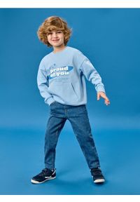 Sinsay - Jeansy slim fit - granatowy. Kolor: niebieski