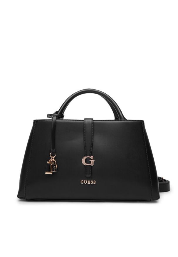 Guess Torebka Carrie HWVG98 96060 Czarny. Kolor: czarny. Materiał: skórzane