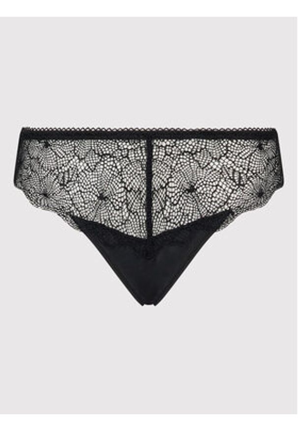 Wonderbra Figi brazylijskie WB000B2W Czarny. Kolor: czarny. Materiał: syntetyk