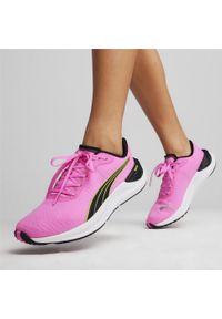 Puma - Damskie buty do biegania PUMA Electrify NITRO™ 3. Kolor: czarny, wielokolorowy, różowy, zielony. Sport: bieganie