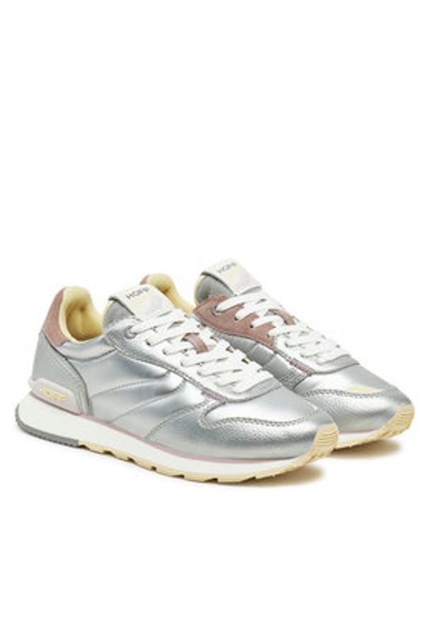HOFF Sneakersy Tiryns 12517005 Srebrny. Kolor: srebrny. Materiał: zamsz, skóra