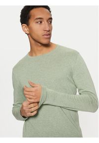 Selected Homme Sweter 16079774 Zielony Regular Fit. Kolor: zielony. Materiał: bawełna