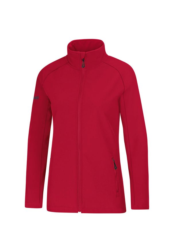 Kurtka Jako softshell Team. Kolor: czerwony. Materiał: softshell. Sport: turystyka piesza