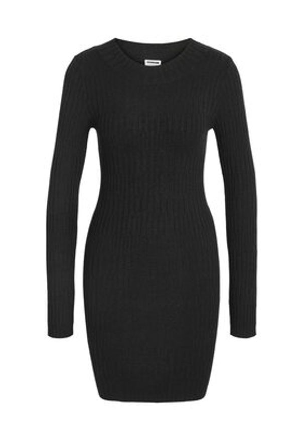 Noisy may - Noisy May Sukienka dzianinowa Nancy 27026902 Czarny Slim Fit. Kolor: czarny. Materiał: wiskoza