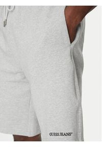 Guess Jeans Szorty sportowe M5GD49 KCPR1 Szary Regular Fit. Kolor: szary. Materiał: bawełna. Styl: sportowy #4